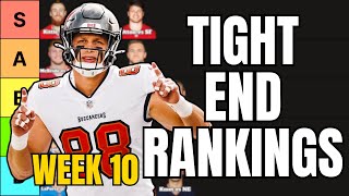 Top 18 Tight Ends Rankings For Week 10 Fantasy Football [upl. by Imas]