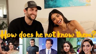 Fiancé tries to GUESS the NAMES of these Bollywood Celebs [upl. by Retlaw]