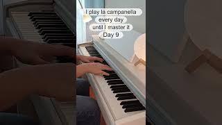 La campanella day 9 piano classicalmusic classicalpiano lacampanella challenge [upl. by Lindo]