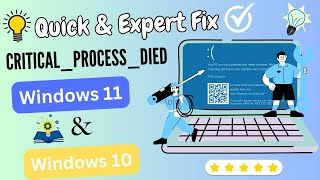 FIXED critical process died windows 11  10  How to fix critical process died windows 11  10 [upl. by Moyer]