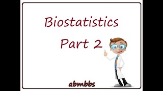 Biostatistics 2 Community Medicine Videos [upl. by Bez989]