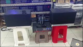 PAKET KARAOKE SPEAKER AUDIOBANK AKS 100 SPEAKER PASIVE 10 INCH [upl. by Anchie]