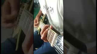 Jiyuu e no shoutai Guitar Cover guitarcover amazingshorts [upl. by Nelluc]