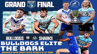 Bulldogs Elite  The Bark  2024 Jersey Flegg Results amp Grand Final Team [upl. by Tella523]