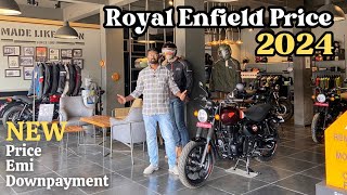 2024 Royal Enfield Price Details  Hunter  Classic 350  Himalayan 450  Meteor  GT  Emi Details [upl. by Corwun744]