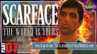 100 DOWNTOWN TAKEOVER  Scarface The World Is Yours  Part 7 PS2 Gameplay [upl. by Itsrejk]