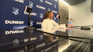 Rhody WBB  Postgame Press Conference Tammi Reiss [upl. by Treblah]