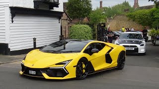 Supercars Accelerating Leaving Supercar meet June 2024 [upl. by Nashoma495]