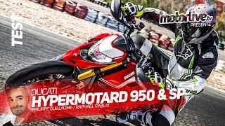 DUCATI HYPERMOTARD 950 amp SP 2019  TEST MOTORLIVE [upl. by Ecinrahs]