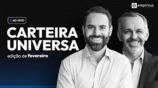 AO VIVO  Ibovespa macroeconomia e Fed  Carteira Universa  fevereiro 2023 [upl. by Arni262]