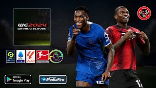 Winning Eleven 2024 Android Offline Best Graphics New kits 2024 amp Latest Transfers 2324 [upl. by Dahl]