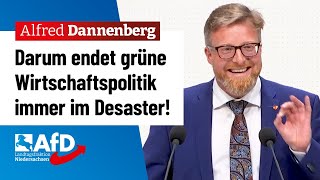 Darum endet grüne Wirtschaftspolitik immer im Desaster – Alfred Dannenberg AfD [upl. by Rome761]