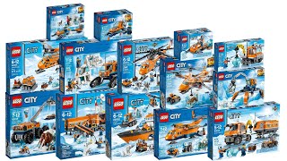 All LEGO City Arctic Sets 2014  2018 CompilationCollection Speed Build [upl. by Basir]