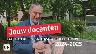 De docenten van de 1ste Bachelor 2024  2025  Faculteit Bedrijfswetenschappen en Economie [upl. by Iene]