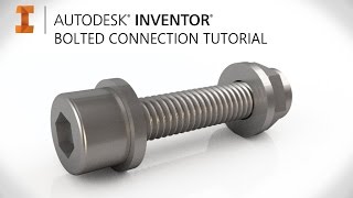 How To Bolted Connections Full Almost Training  Autodesk Inventor [upl. by Windham]