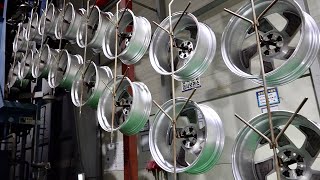 Amazing Car Wheel Mass Production Process Wonderful Alloy Wheel Manufacturing Factory [upl. by Corbie29]