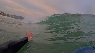 POV BODYBOARD  BEACH BREAK BASQUE COUNTRY  RAW POV [upl. by Fosdick]