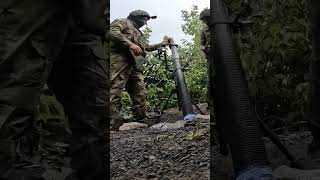 82mm mzmachine gun in action military army [upl. by Hairas]