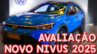 Avaliação NOVO NIVUS 2025  MUDOU MUITA COISA MOTOR HÍBRIDO OU FOI SÓ UM FACELIFT [upl. by Idnat]