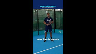 Slowly and steady wins the padel match 🐌 Padel Made Easy Ep 6 with GB Padel Star Louie Harris 🙌 [upl. by Lebiralc541]