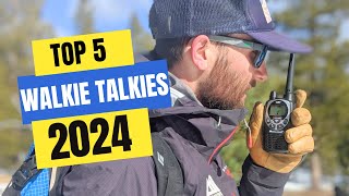 Best Walkie Talkies for Long Distance 2024  Which Walkie Talkie Should You Buy in 2024 [upl. by Arracot]