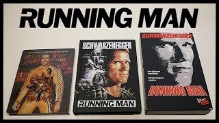 THE RUNNING MAN  LIMITED STEELBOOKMEDIABOOKVHS EDITION BLURAY UNBOXING [upl. by Hgielhsa]