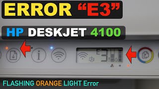 HP DeskJet 4100 Error quotE3quot How To fix [upl. by Coster]