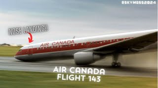 Air Canada Flight 143 The Miracle of the Gimli Glider [upl. by Kit]