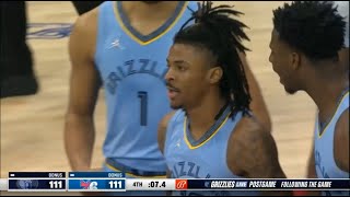 OVERTIME THRILLER Final Minute of Grizzlies vs 76ers Clutch Buckets [upl. by Avi]