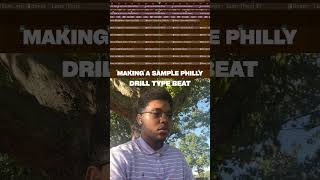 MAKING A PHILLY DRILL BEAT 🔥 detroit flinttypebeat flint hiphopbeat drill phillybeats [upl. by Alehs]