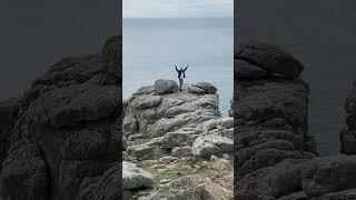 Edge of the world landsend england uk cornwall fyp [upl. by Ddot]