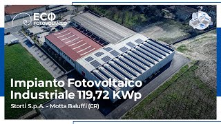 ECO FOTOVOLTAICO  Impianto industriale 11972 kWp  Motta Baluffi CR [upl. by Yellas]