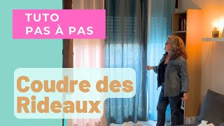 Coudre des rideaux avec la réponse à la question de la rentabilité en fin de vidéo [upl. by Attebasile]