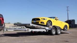 Aluma 8220H Tilt Loading a 2016 Mustang GT [upl. by Win]