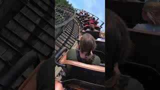 Airtime Filled Wooden Coaster at Dollywood ⛈Thunderhead amusementpark dollywood coaster fyp [upl. by Wellington]