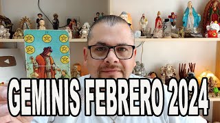 GÉMINIS ♊️ HOROSCOPO FEBRERO 2024 LECTURA DE LA RUEDA ASTROLOGICA [upl. by Suirauqed]