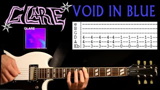 Glare Void In Blue Guitar Lesson  Guitar Tab  Guitar Tabs  Guitar Chords  Guitar Cover [upl. by Yoshiko]