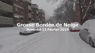 Tempête de neige Montréal 1322019 [upl. by Vasiliki]