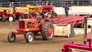 Vintage Tractor Pull  Calgary Stampede 2015 [upl. by Moscow599]