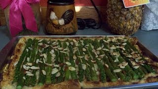 Asparagus Almondine Tart [upl. by Nomelc]