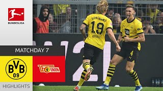 What A Goal From Schlotterbeck  BVB  Union Berlin 42  Highlights  MD 7 – Bundesliga [upl. by Moorefield]