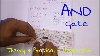 Logic Gates  AND Gate  Theory  Practical  Application  In Hindi [upl. by Carrissa]