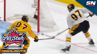 Connor McDavid Evens It Up With 54 Seconds Remaining To Force Shootout vs Team MacKinnon [upl. by Baugh521]