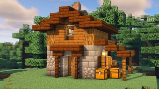 How to build a Spruce Forest House ► Minecraft [upl. by Shue430]