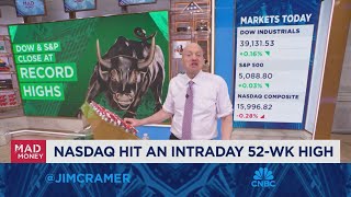 Im expecting a good quarter from Snowflake says Jim Cramer on upcoming earnings slate [upl. by Eleik]