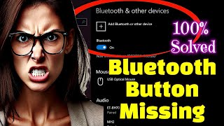 Fix Missing Bluetooth Button in Windows 10  Quick Bluetooth Troubleshooting for PC amp Laptop [upl. by Anaiek364]