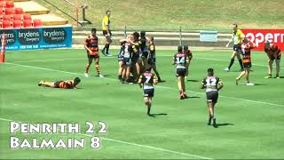 SG Ball Round One  Penrith Panthers v Balmain Tigers [upl. by Niamjneb827]