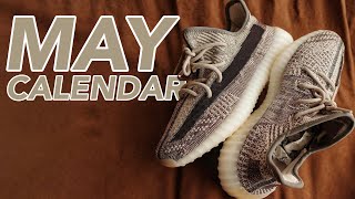 LEAKED YEEZY RELEASE SCHEDULE FOR MAY [upl. by Riha]