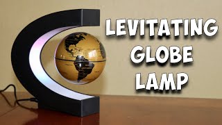 C Shape Magnetic Levitation Floating Globe Lamp So Cool [upl. by Jotham]