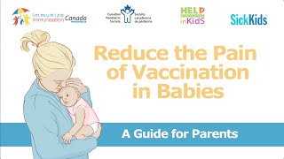 Reduce vaccination pain in babies  Part 1 How and why [upl. by Osborn426]